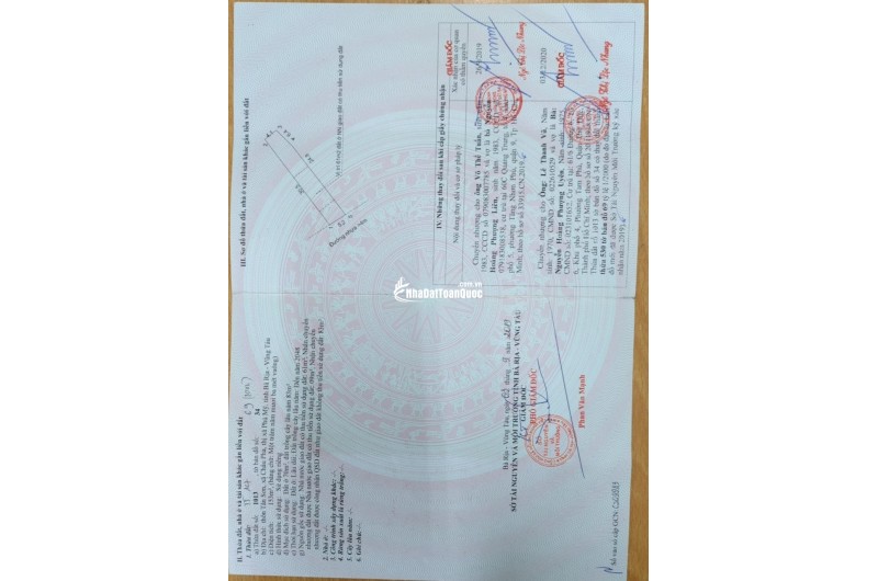 BÁN ĐẤT TẠI CHÂU PHA-TPHCM, DT 153M2 SHR 1,2TỶ. LH:0913976848 - A TOẠI (CHÍNH CHỦ)